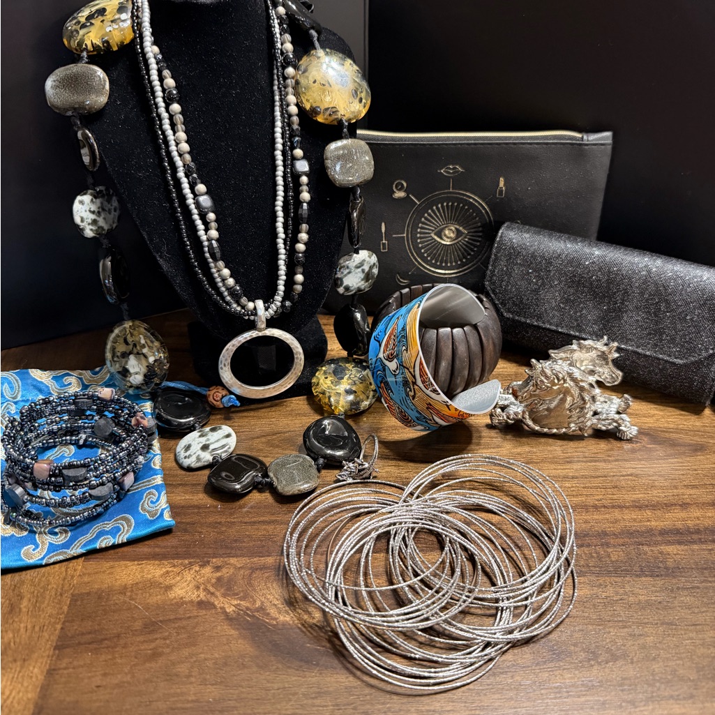 Misc Lot Jewelry Drawer Clear Out Bracelets Necklaces And More